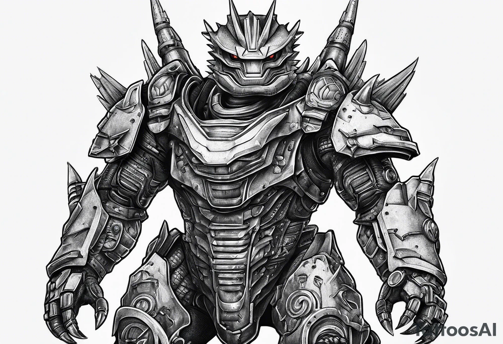 Mechagodzilla tattoo idea