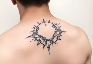 A shattered earth tattoo idea