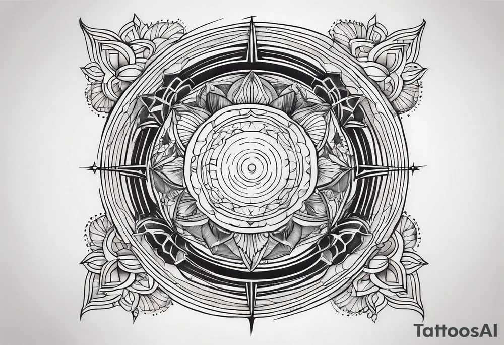 light diffraction tattoo idea