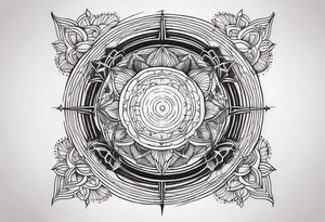 light diffraction tattoo idea