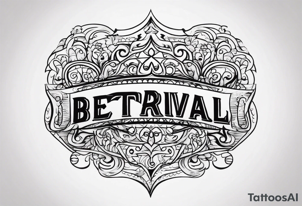 Create a tattoo that represents betrayal, disappointment and sadness tattoo idea