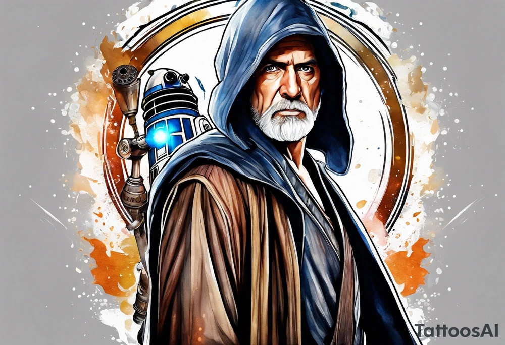 Jedi with doctor who tattoo idea