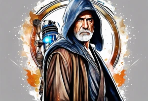 Jedi with doctor who tattoo idea
