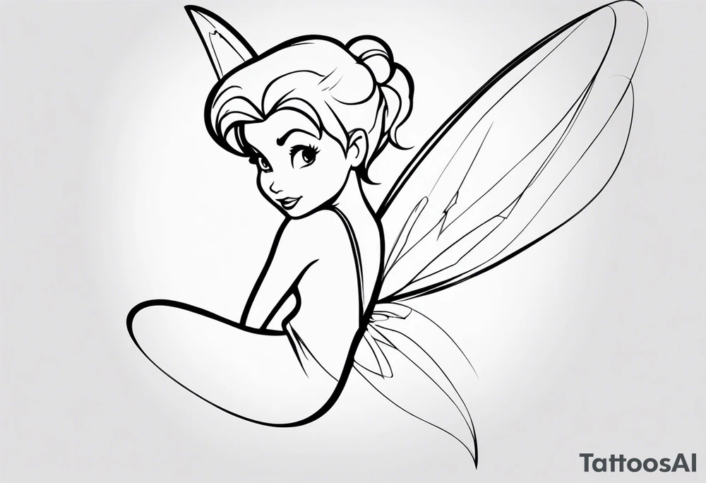 Tinker bell tattoo idea