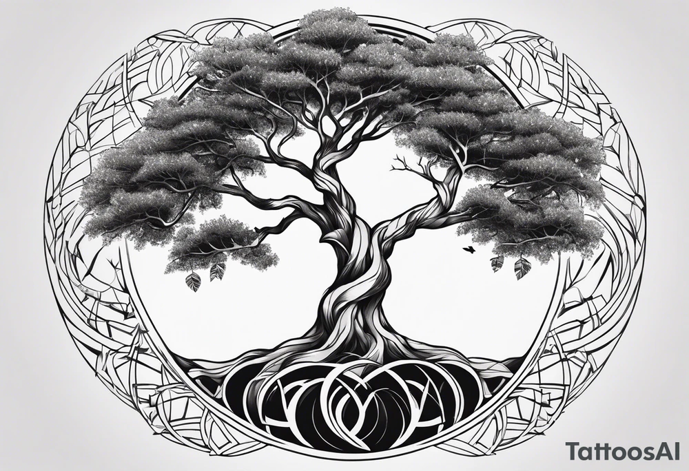 tree of life tattoo idea