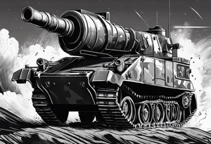 artillery shell, artillery projectile, artillery, self-propelled howitzer, AS90 tattoo idea