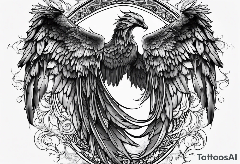 Angel wings tattoo idea