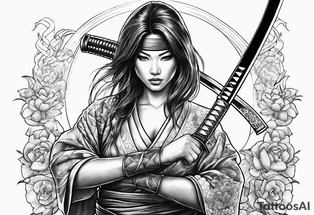 katana tattoo idea
