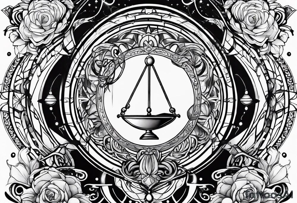 libra tattoo idea