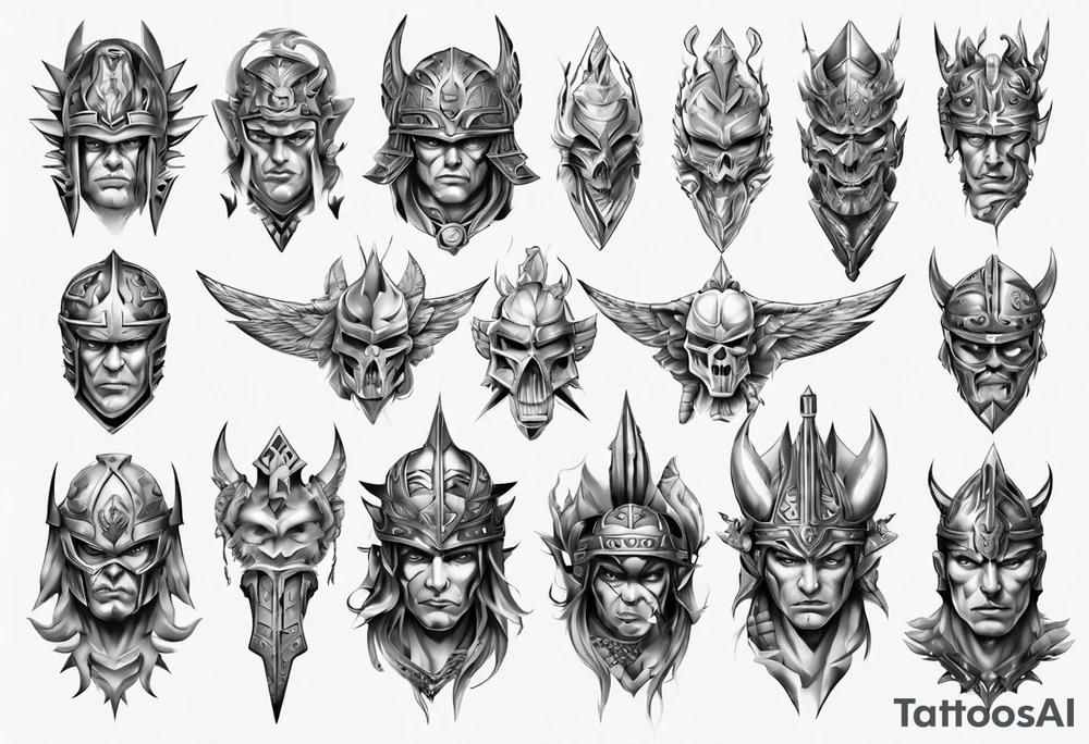 Warrior tattoo idea