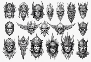 Warrior tattoo idea