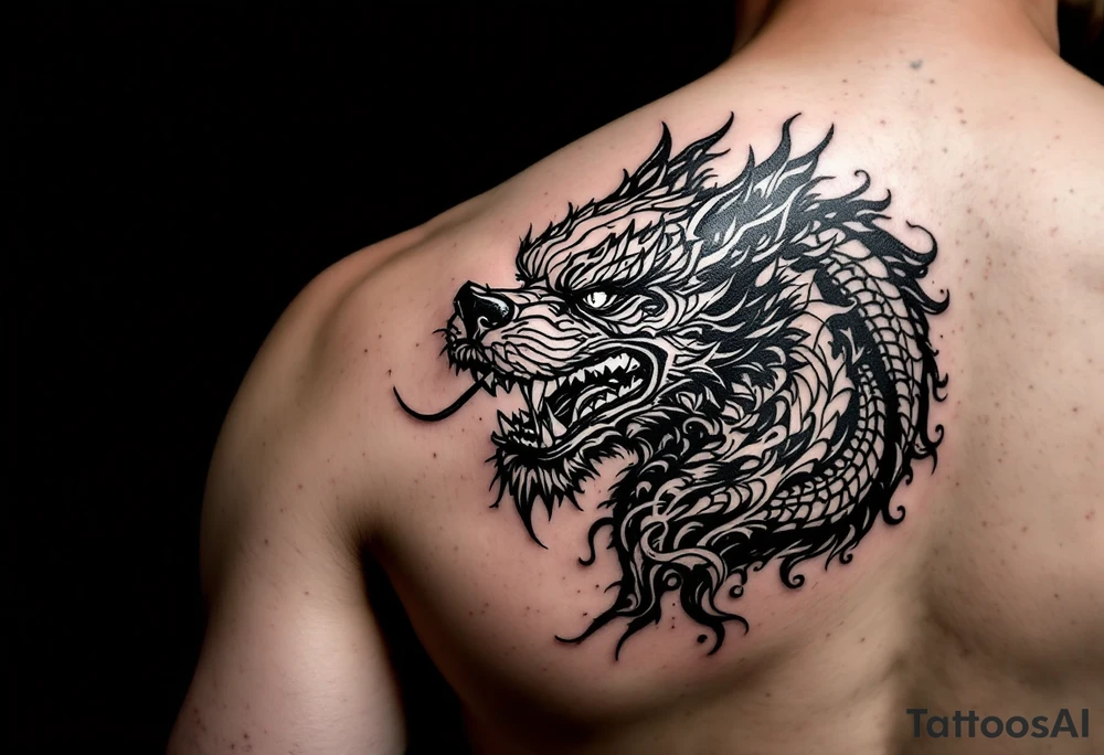 Foo dog tattoo idea