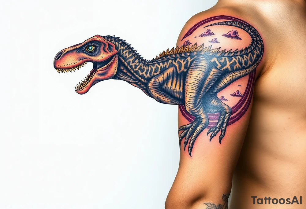 dinosaur tattoo idea