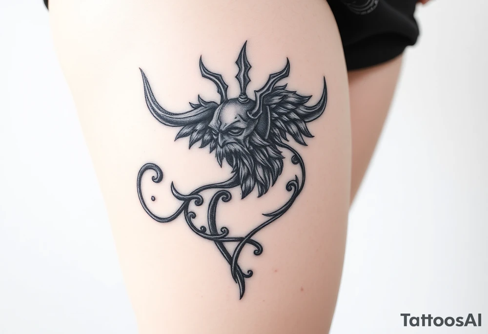 Viking style tattoo tattoo idea