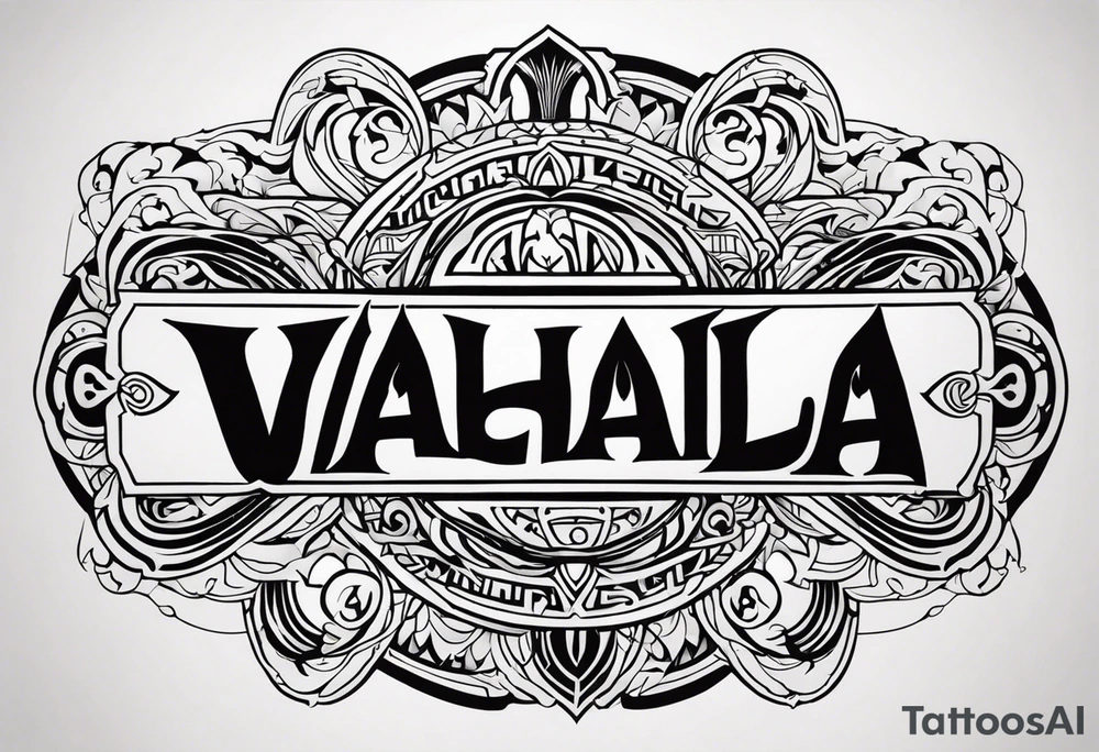 Valhalla tattoo idea