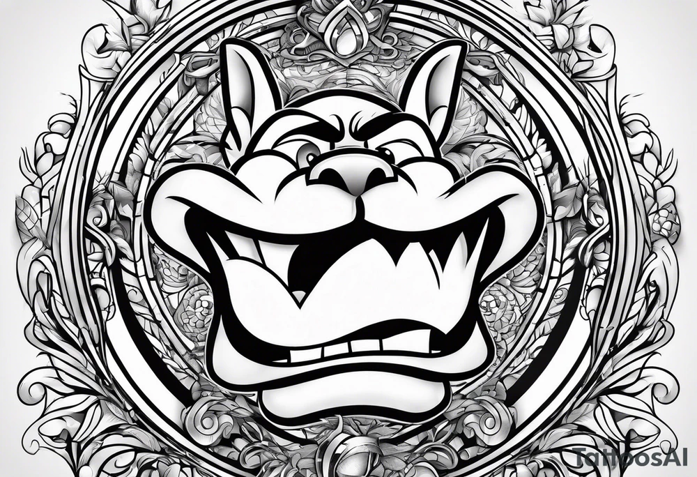 The looney tunes character taz tattoo idea