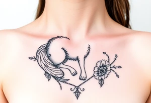 Big bad wolf nursery ryhme tattoo idea