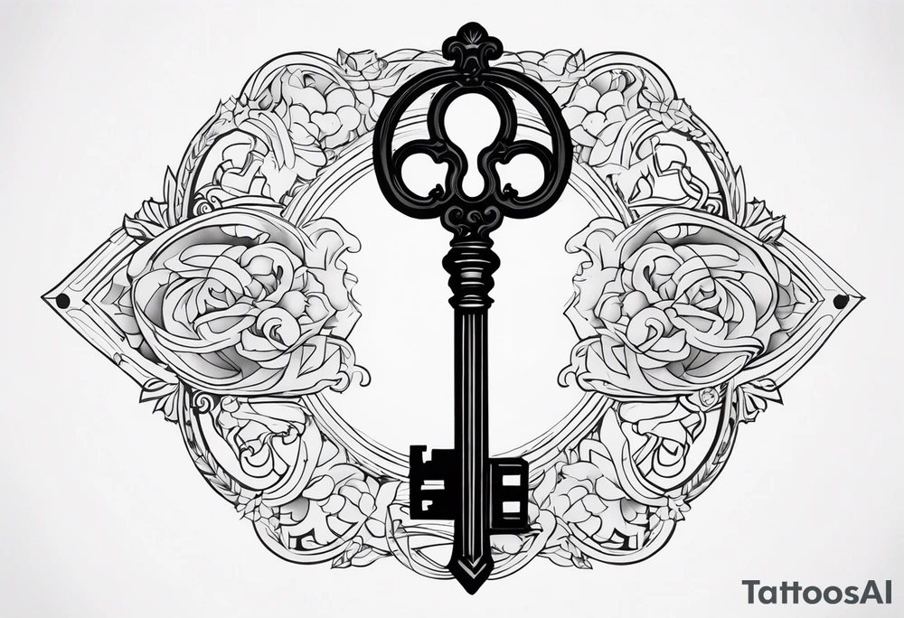 Key, gothique tattoo idea