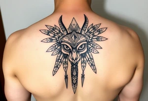 "Anubis as gold ufo 3 eyes

Style: Hyper-detailed blackwork. Thigh/calf placement." tattoo idea