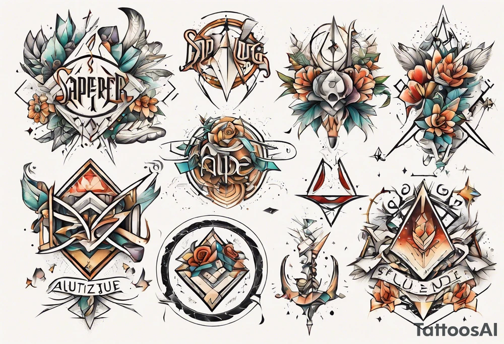 Schriftzug sapere aude tattoo idea