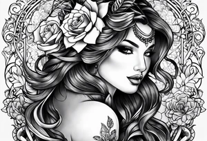 Make me a tattoo about trading tattoo idea