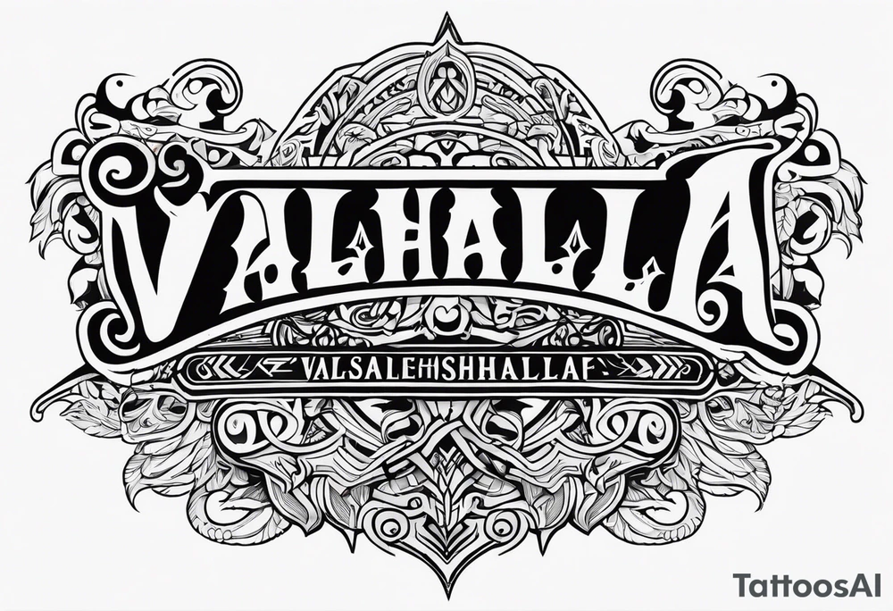 Valhalla tattoo idea