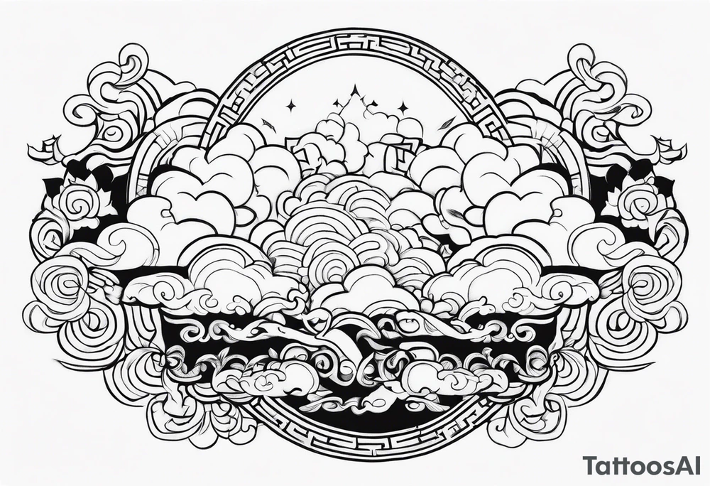 chinesecloud, hands tattoo idea