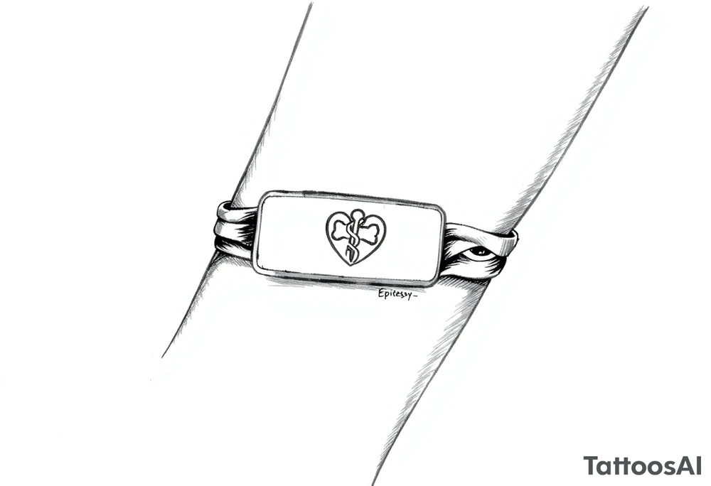 Medical alert bracelet 
Epilepsy
Andrea collier
16/4/1976
A+ tattoo idea