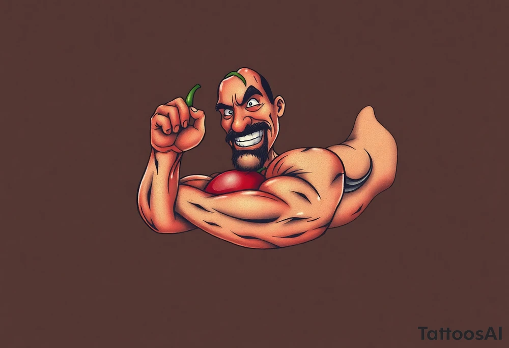 Pepper man tattoo idea