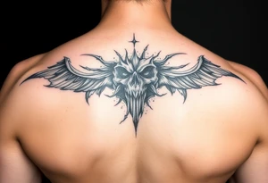 pencil sketch of dark and light emotion tattoo idea