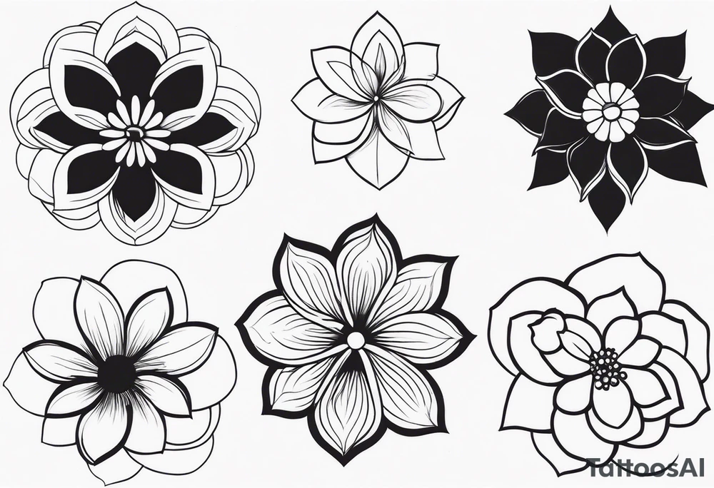 floral leg sleeve tattoo idea
