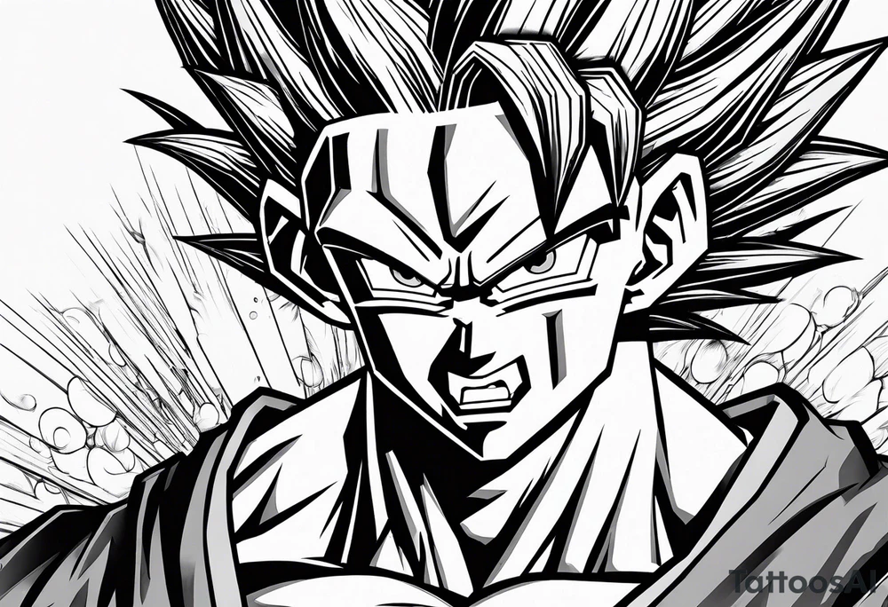 dragon ball z tattoo idea