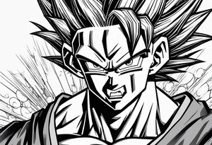 dragon ball z tattoo idea