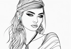 ONE LINE FROLM SHOULDER TO WRIST tattoo idea
