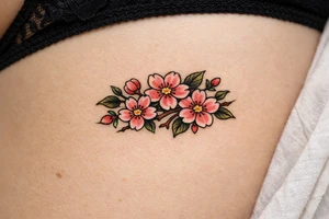 Cherry blossoms tattoo idea