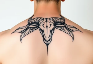 symbol of taurus horoscope tattoo idea