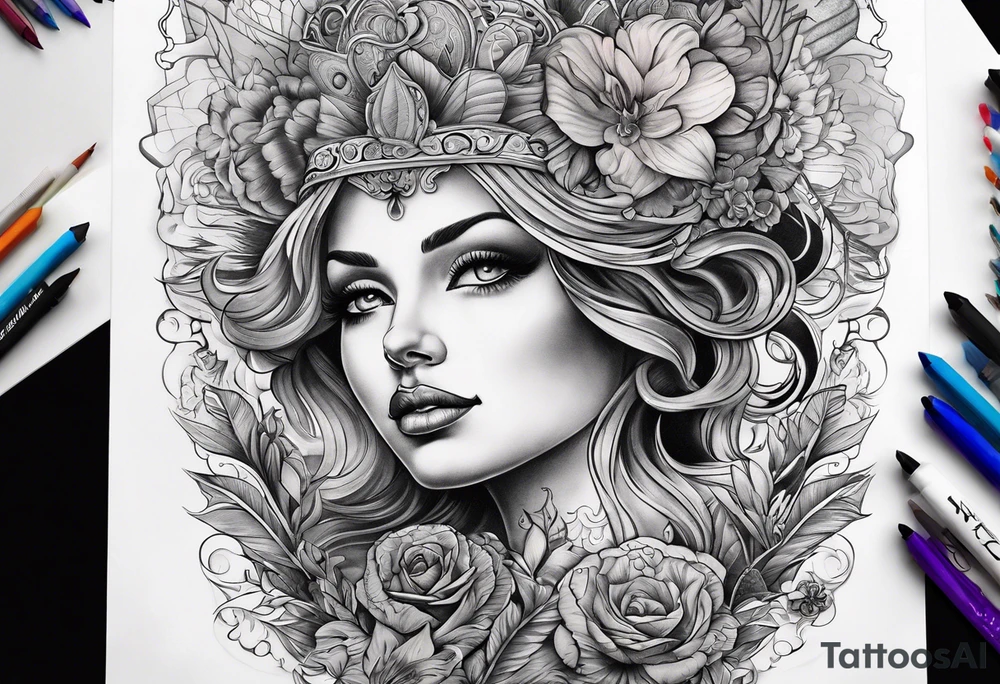 restoration staff tattoo idea