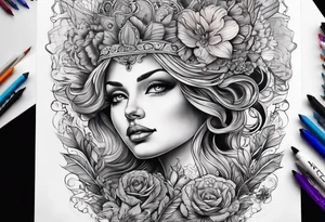 restoration staff tattoo idea