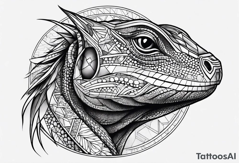 lizard tattoo idea