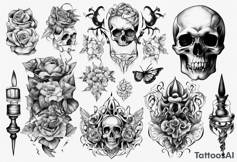 Sklettformel von Benzoesäure tattoo idea