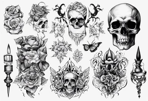 Sklettformel von Benzoesäure tattoo idea