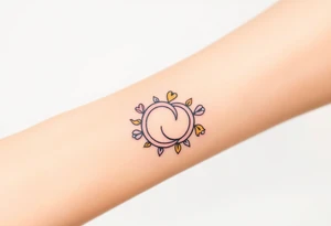 wedding ring tattoo tattoo idea