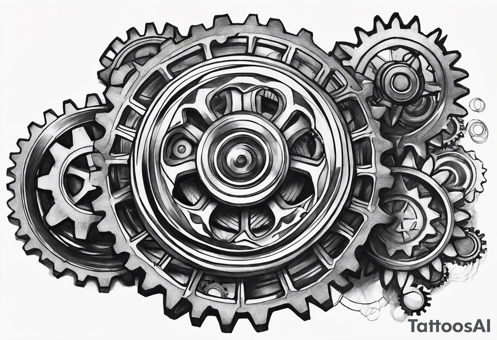 Gears tattoo idea