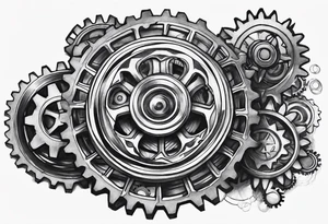Gears tattoo idea