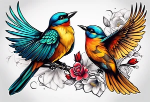 Birds tattoo idea