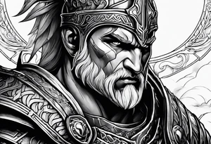 Ares God of War tattoo idea