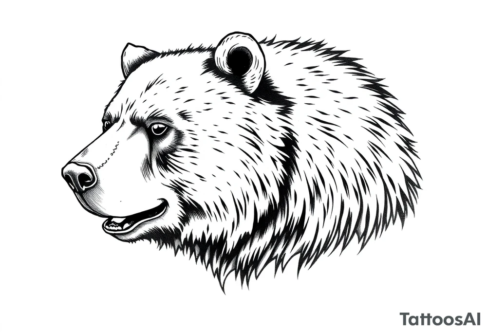 Bear, Portland Oregon tattoo idea