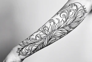 Sleeve tattoo. Vines wrapping around the upper arm. tattoo idea