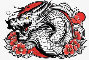 DRAGO GIAPPONESE DA FARE SU UN BRACCIO tattoo idea