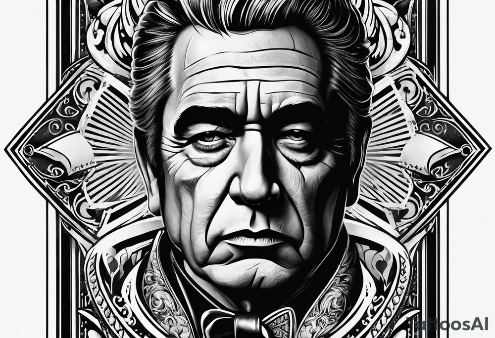 Western playing card tattoo tattoo idea